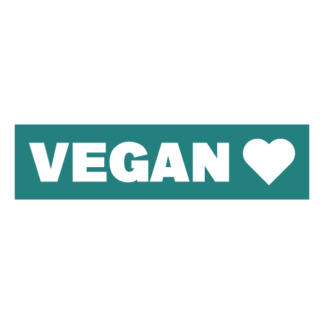 Vegan Decal (Turquoise)